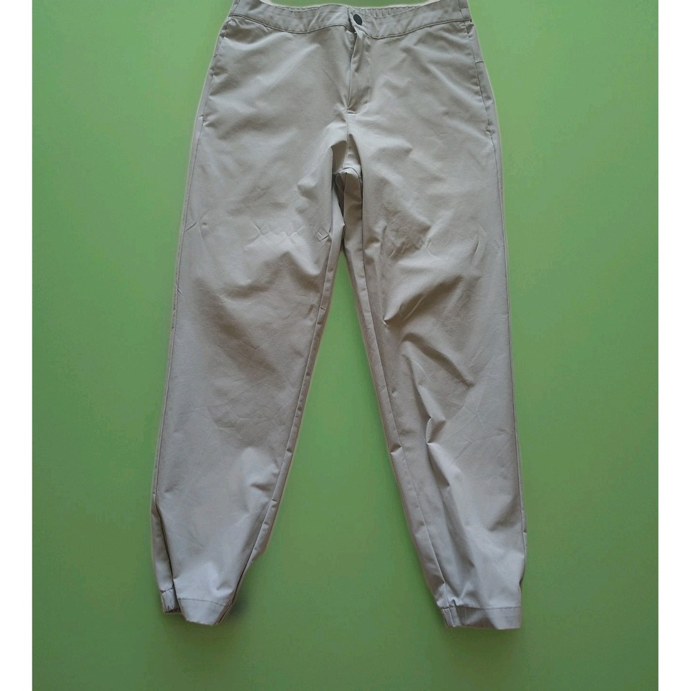 Banana Republic Motion Tech Hybrid Pant Men's 32 Zip Pocket Lightweight Gray A1
